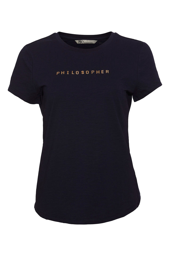 PBO Philosopher T-shirt T-SHIRTS 250 Midnight