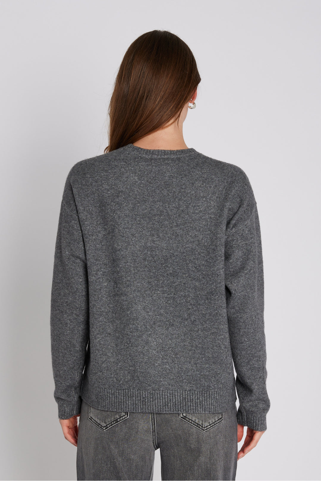 PBO 3429PBOSally knit KNITWEAR, HEAVY 18 Dark grey