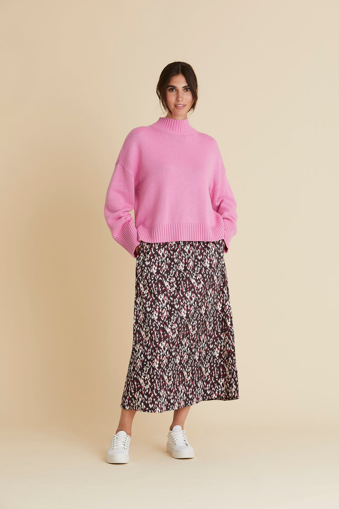 PBO Agila striktrøje KNITWEAR, HEAVY 334 Rosebloom