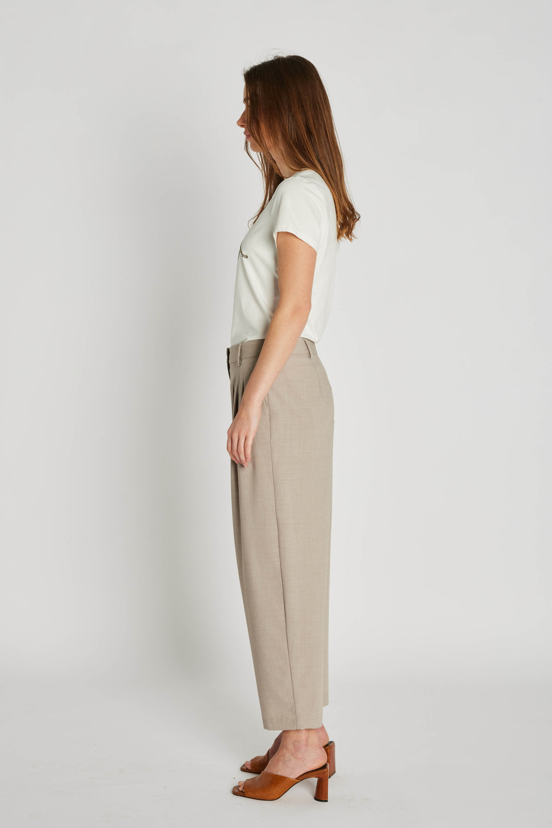 PBO Ashke bukser TROUSERS 190 Beige melange