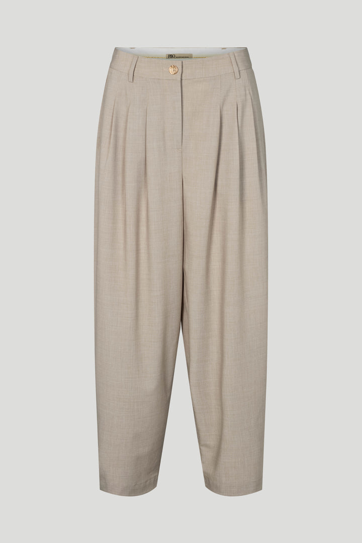 PBO Ashke bukser TROUSERS 190 Beige melange