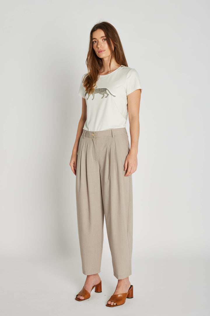 PBO Ashke bukser TROUSERS 190 Beige melange