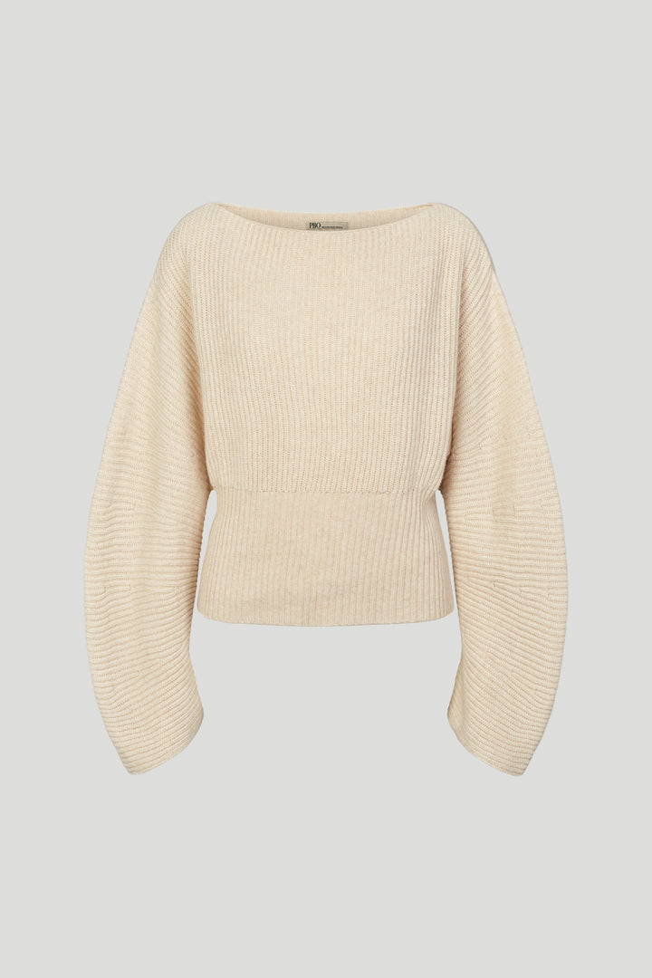 PBO Canala striktrøje KNITWEAR, HEAVY 104 Off White