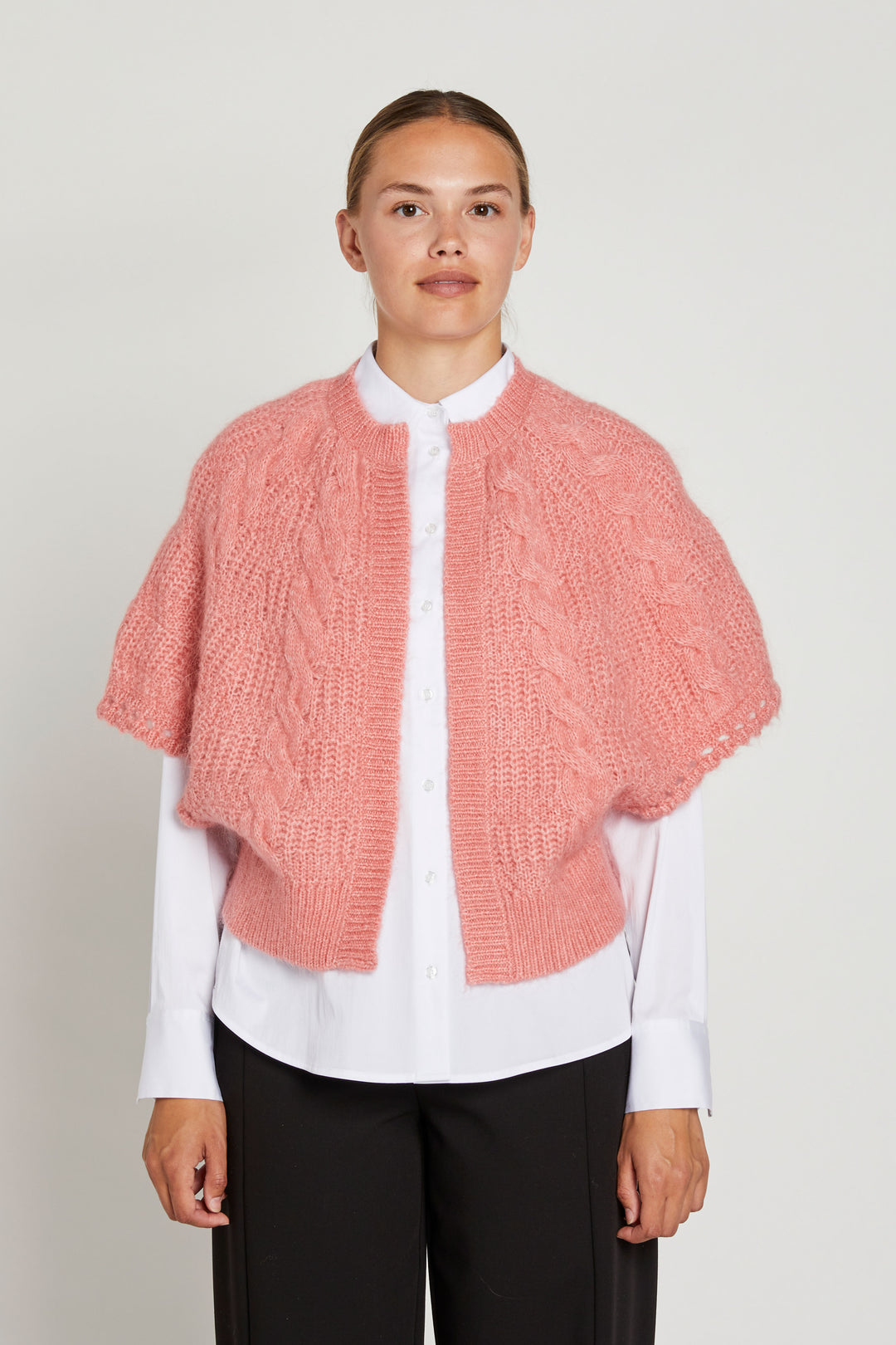 PBO Cilla strikkappe KNITWEAR, LIGHT 312 Rose