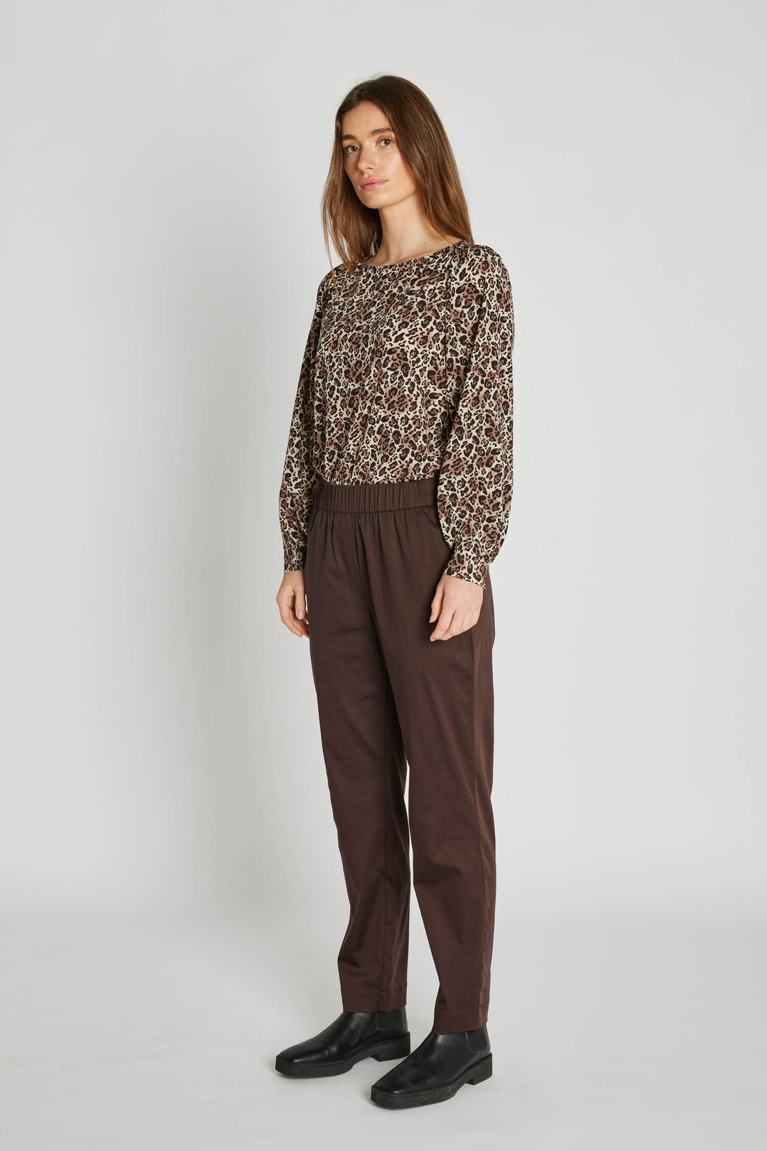 PBO Cotty Kulana bukser TROUSERS 691 Chocolate