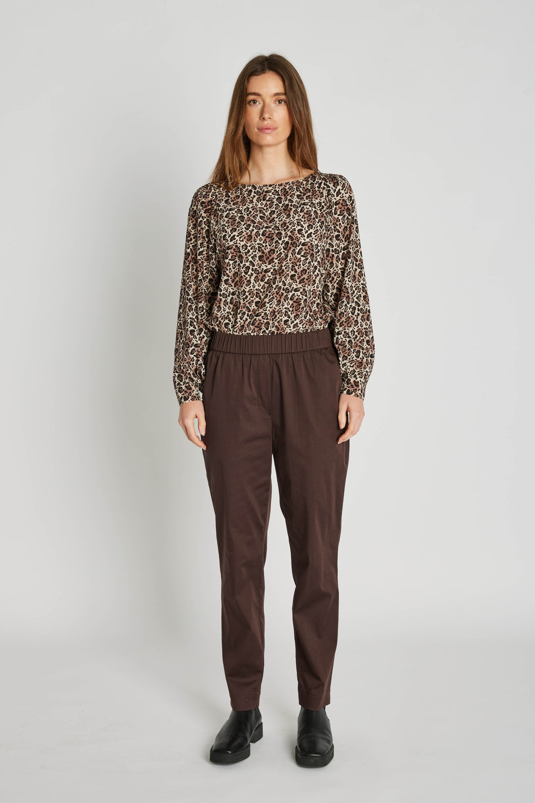 PBO Cotty Kulana bukser TROUSERS 691 Chocolate