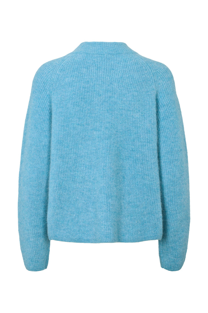 PBO Crissy strikcardigan KNITWEAR, HEAVY 212 Sky diver