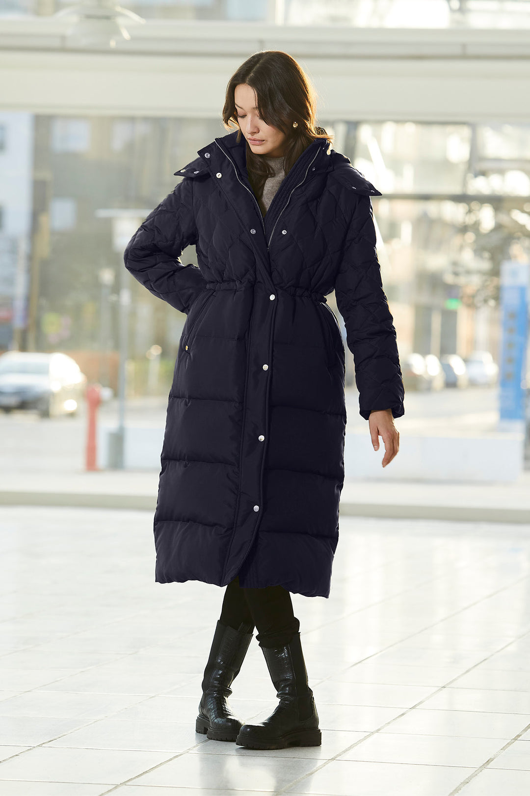 PBO Dina dunjakke OUTERWEAR, HEAVY 30 Navy