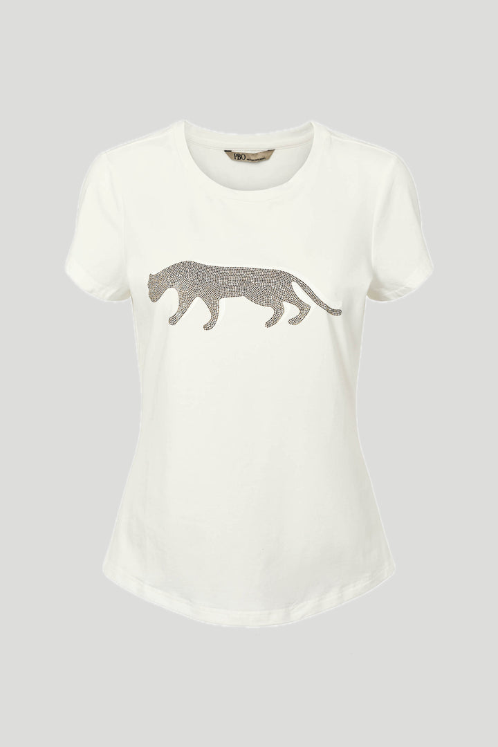 PBO Jaguar T-shirt T-SHIRTS 101 Star white