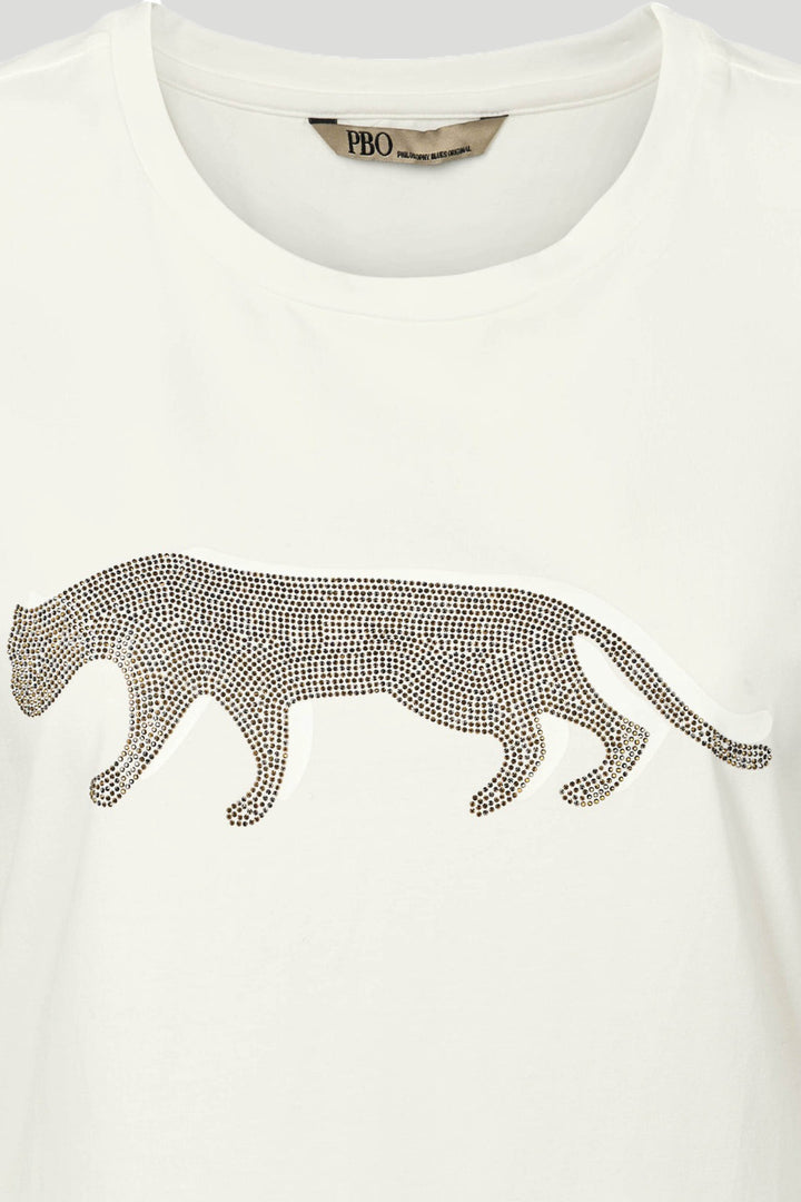 PBO Jaguar T-shirt T-SHIRTS 101 Star white