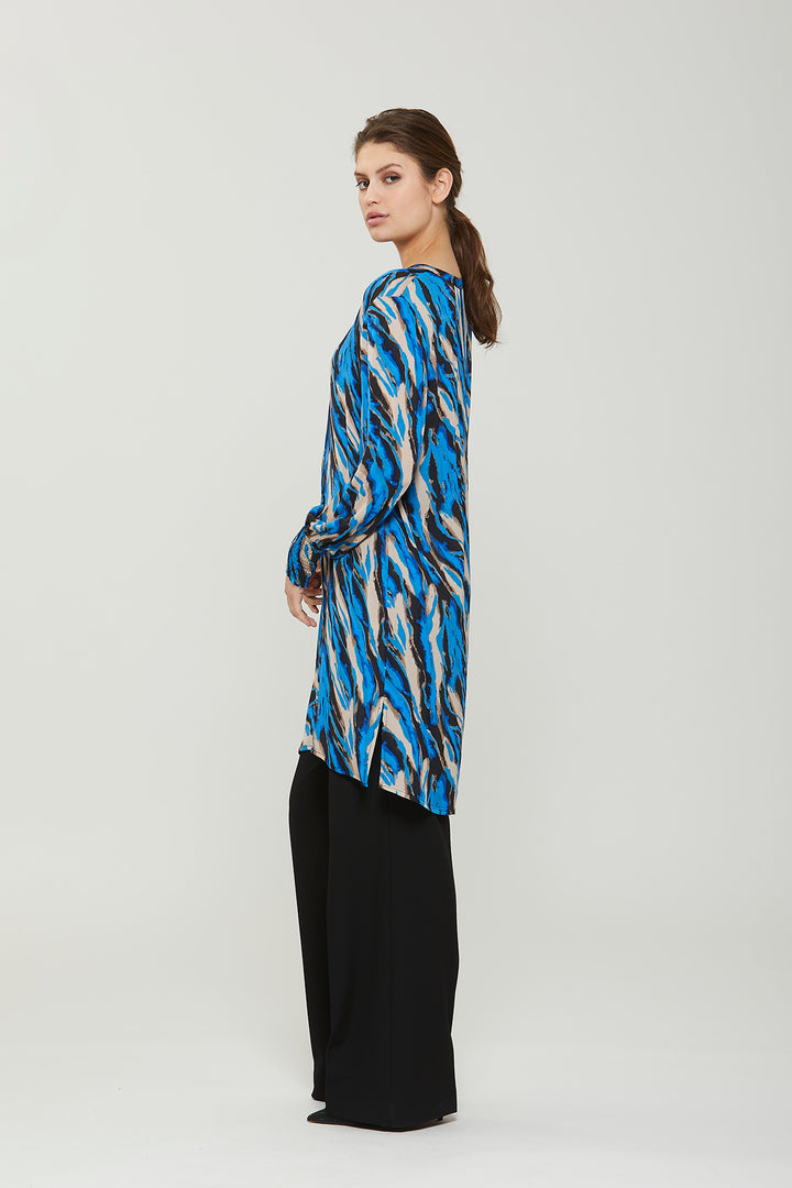 PBO Karnuba tunika TUNIC 652 Abstract blue