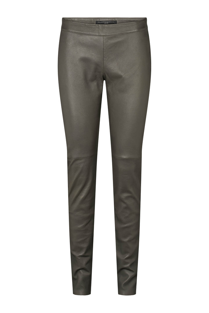 PBO Liberty læderbukser TROUSERS 431 Dark Rock