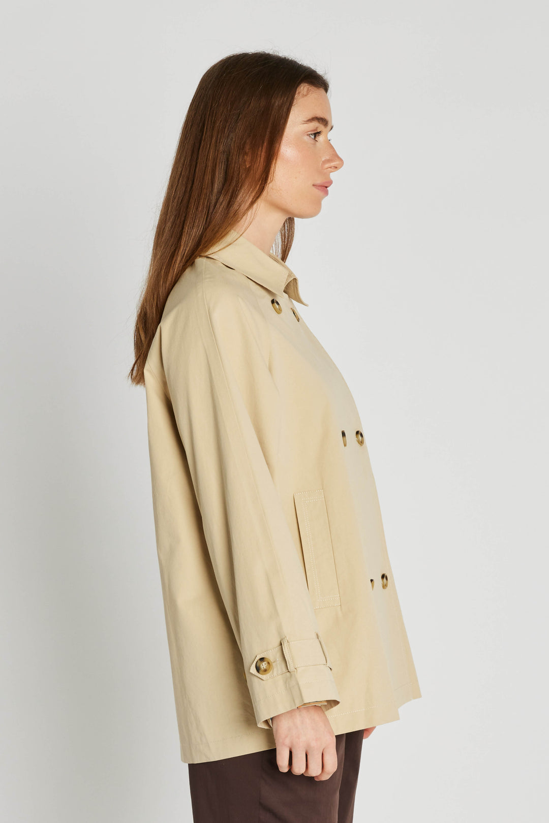 PBO Marlon trenchcoat OUTERWEAR, LIGHT 160 Peyote