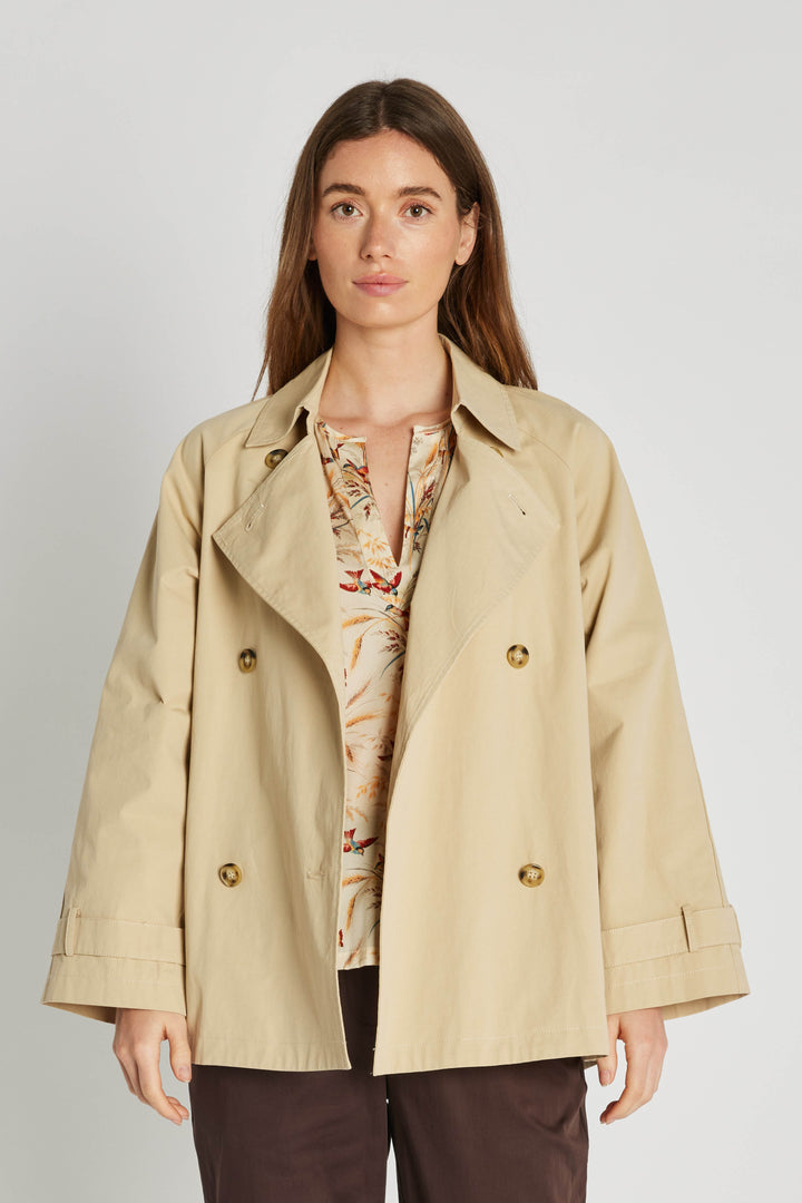 PBO Marlon trenchcoat OUTERWEAR, LIGHT 160 Peyote