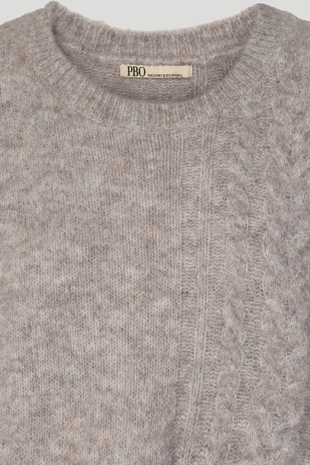 PBO Meri Kadla strikvest KNITWEAR, HEAVY 442 Warm iron