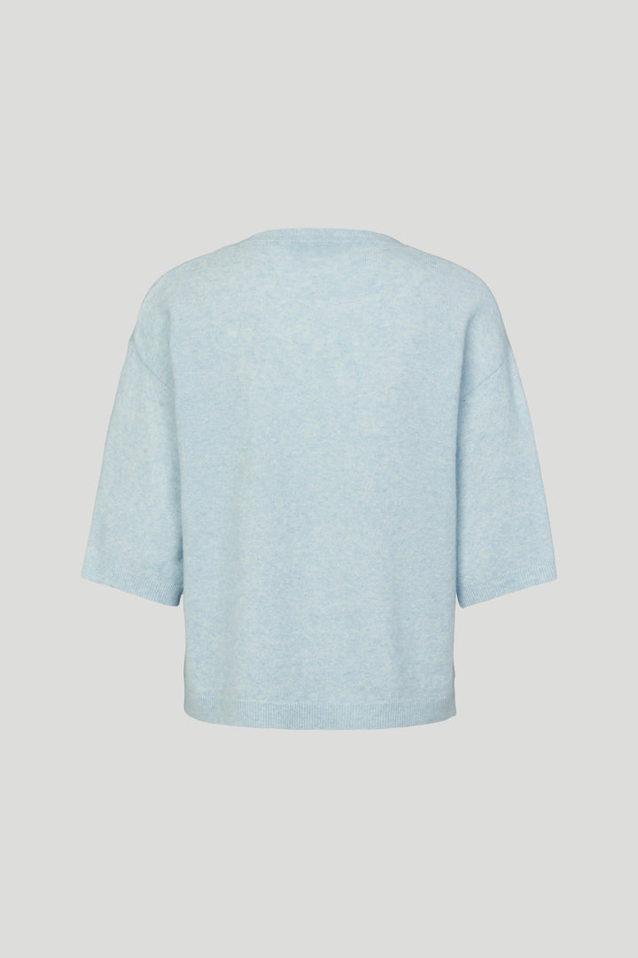 PBO Montero striktrøje KNITWEAR, HEAVY 265 Light blue melange