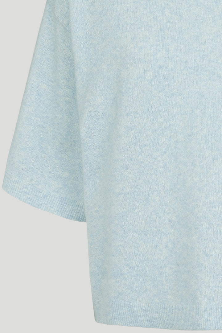 PBO Montero striktrøje KNITWEAR, HEAVY 265 Light blue melange