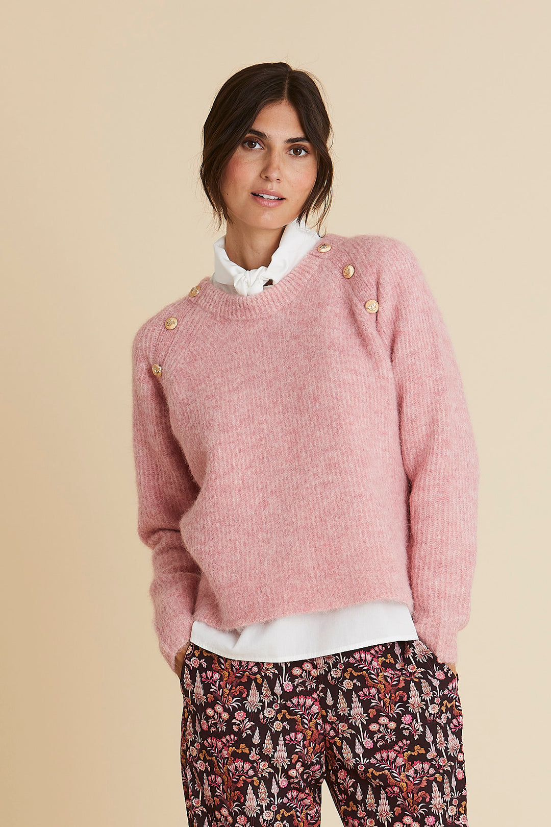 PBO Negroni knit sweater KNITWEAR, HEAVY 334 Rosebloom