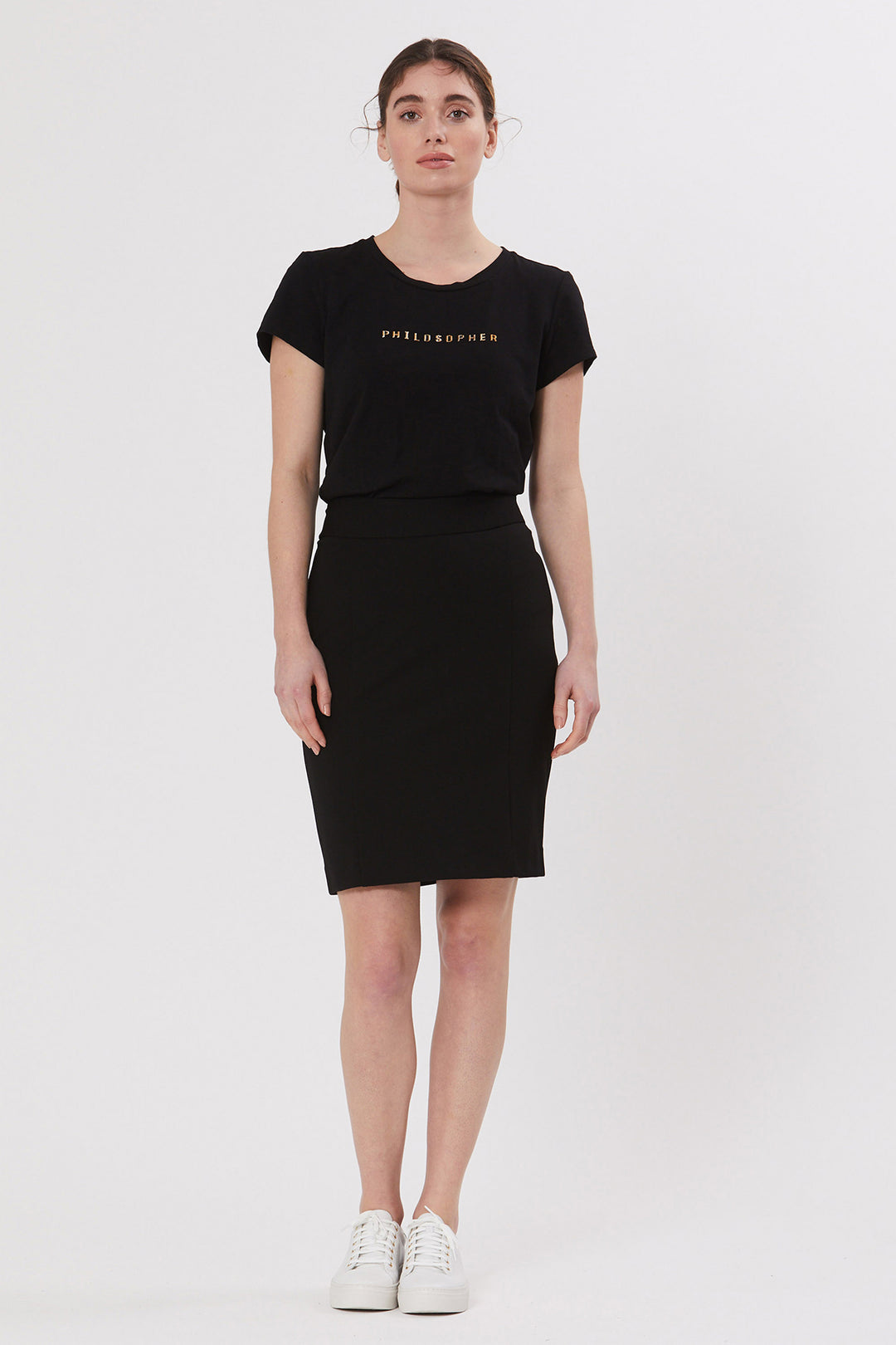 PBO PBOAdelina nederdel SKIRTS Sort