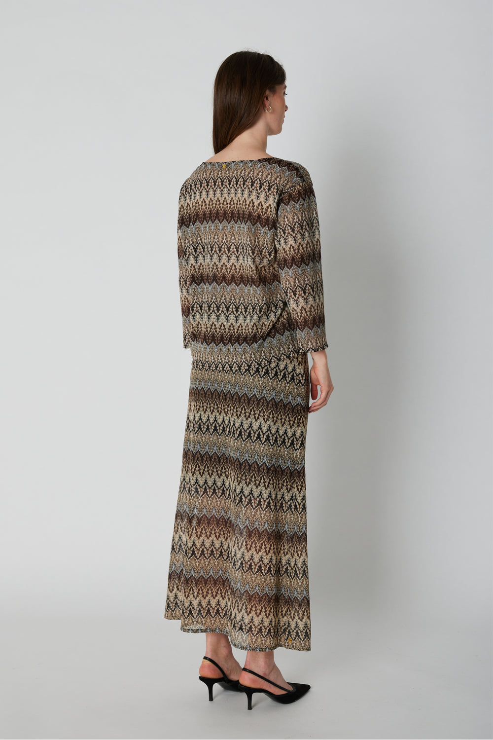 PBO PBOAdella lang nederdel SKIRTS 100 Multi colour