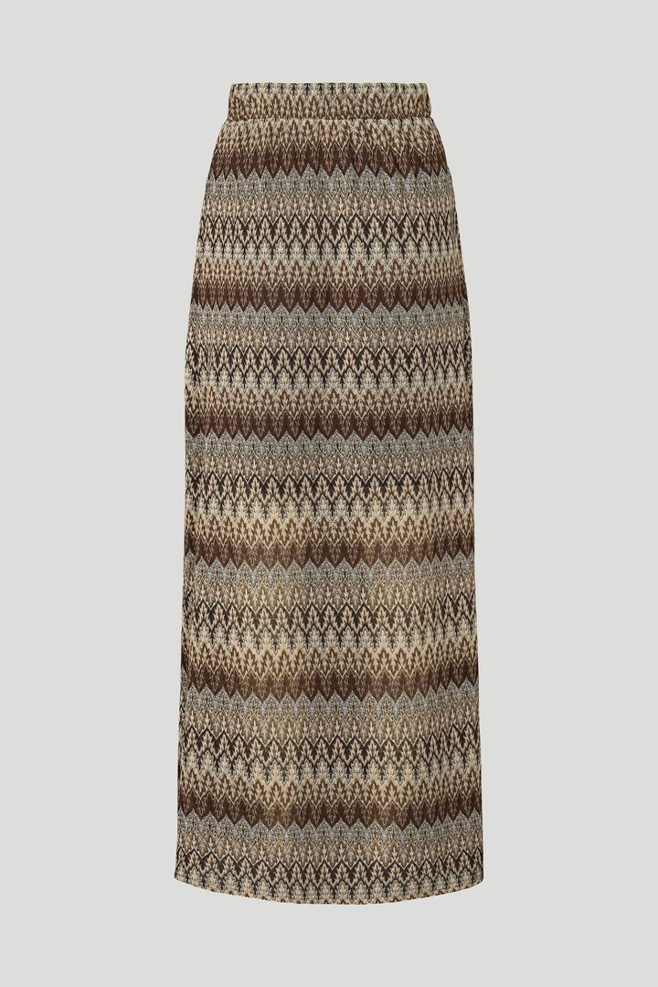 PBO PBOAdella lang nederdel SKIRTS 100 Multi colour