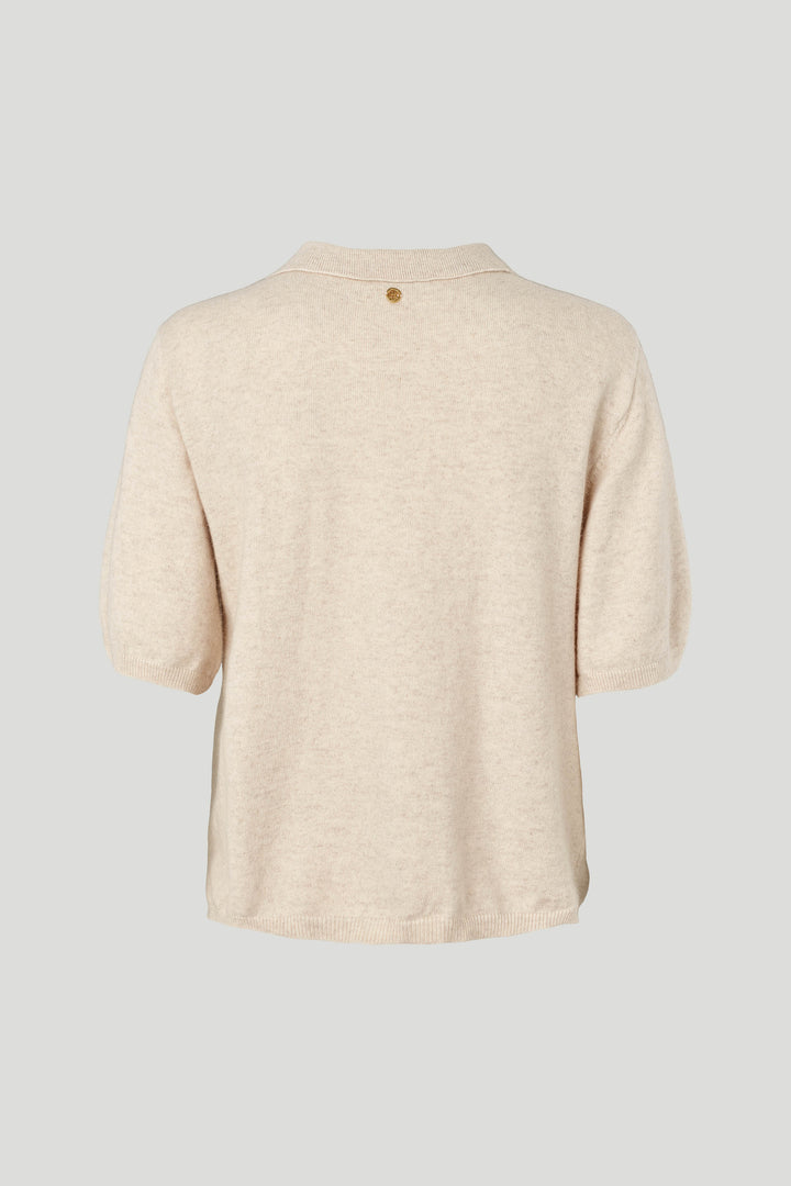 PBO PBOAfternoon strik T-shirt KNITWEAR 180 Off white melange