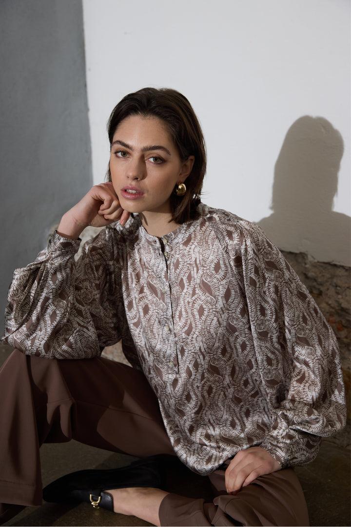 PBO PBOAgna skjorte SHIRTS 408 Elm