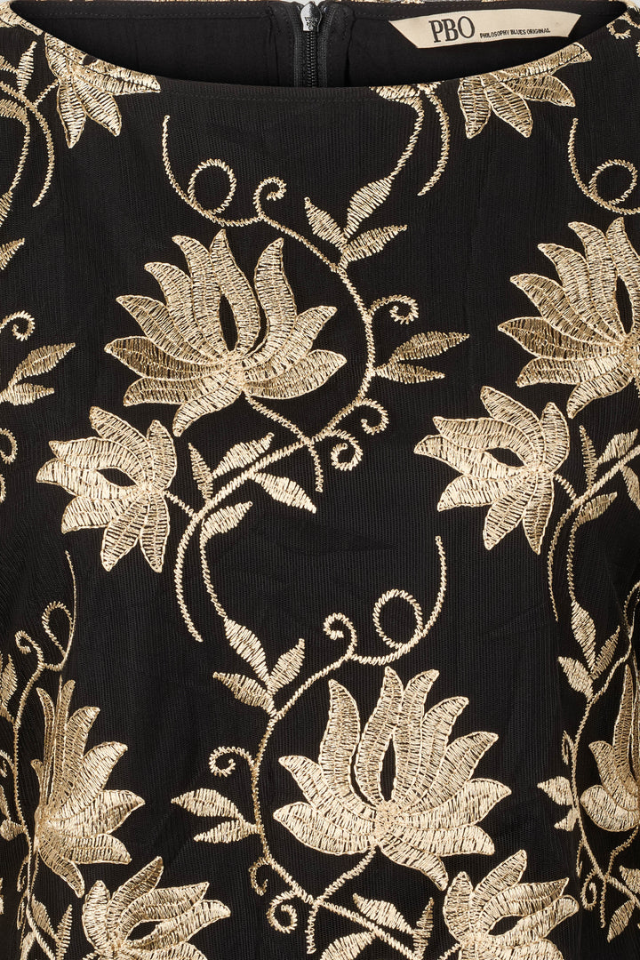 PBO PBOAila blouse BLOUSE 904 Black flower