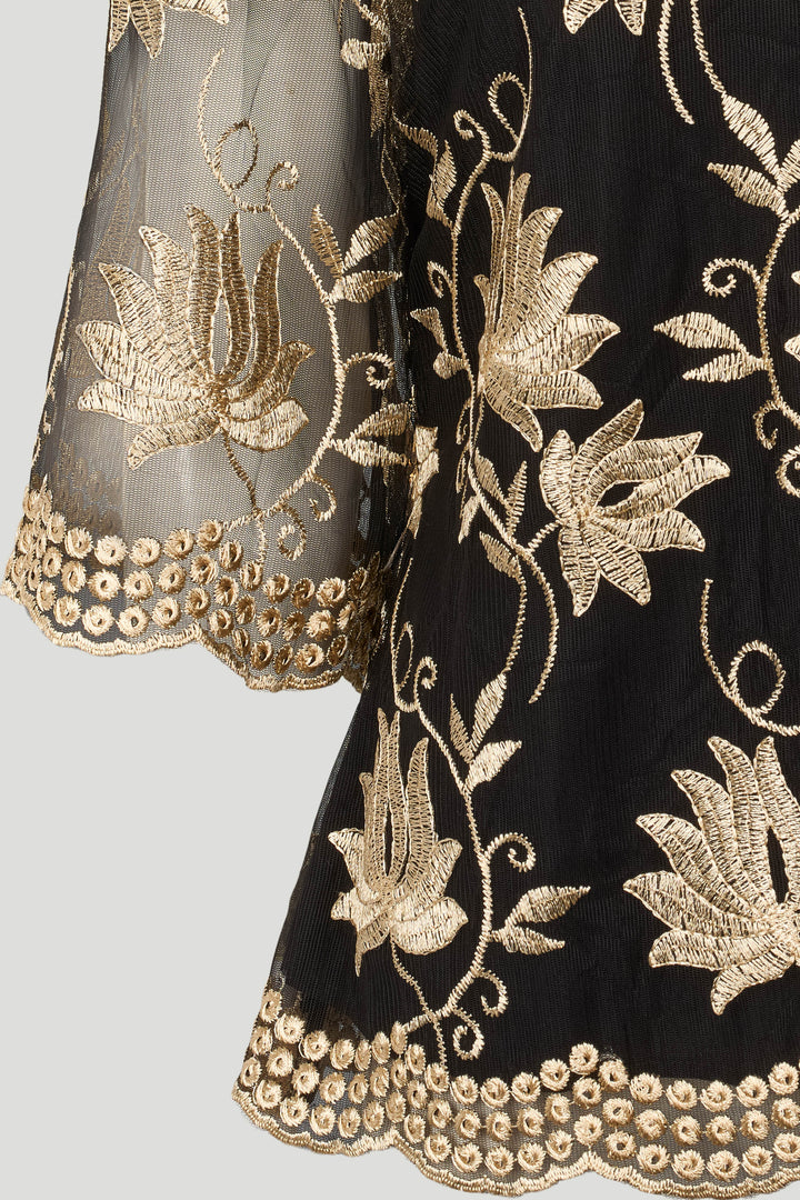 PBO PBOAila blouse BLOUSE 904 Black flower