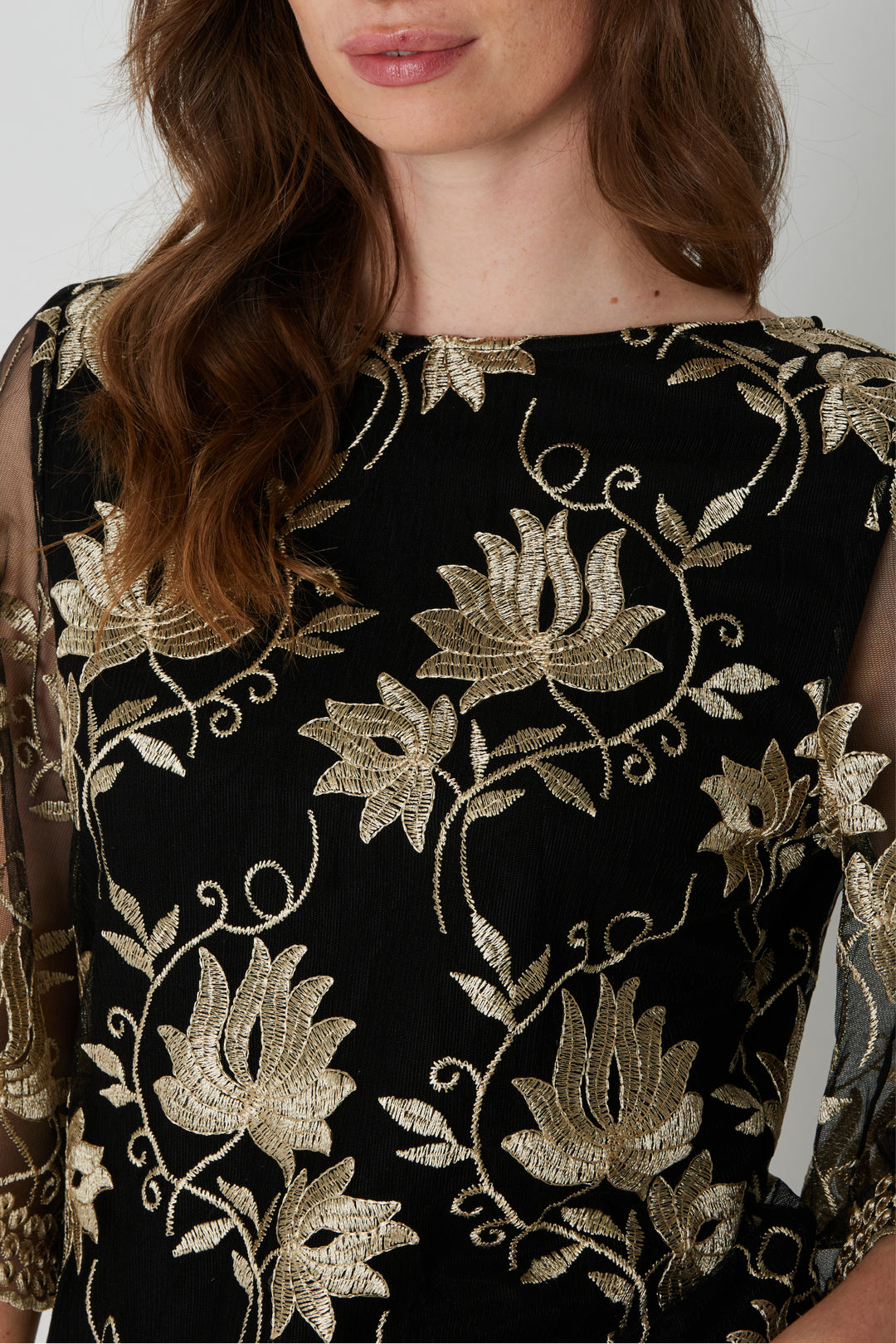 PBO PBOAila blouse BLOUSE 904 Black flower