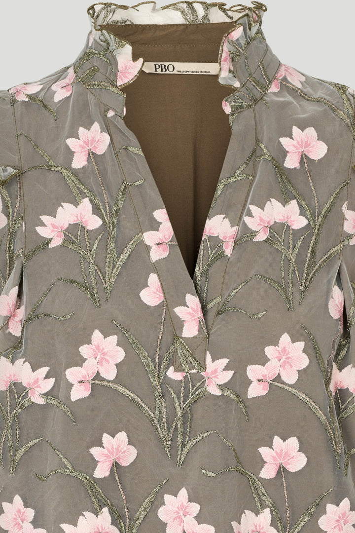 PBO PBOAinur bluse BLOUSE 842 Light flower