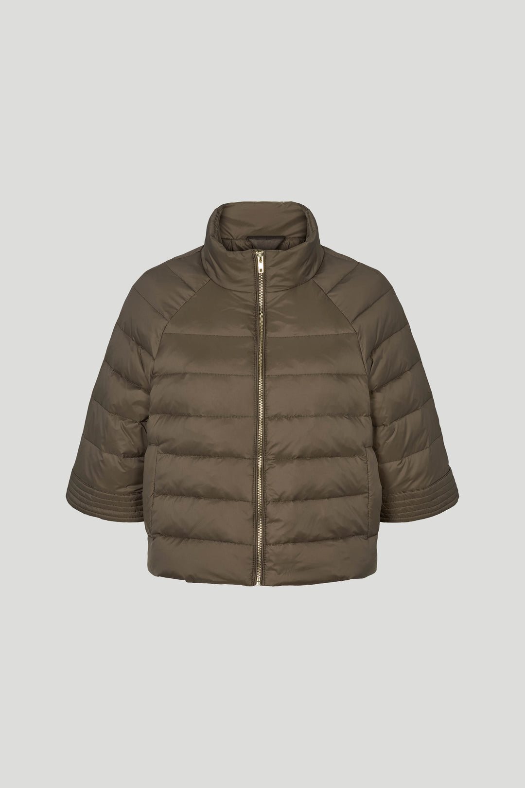 PBO PBOAlaska quiltet cape dunjakke OUTERWEAR 698 Smoke