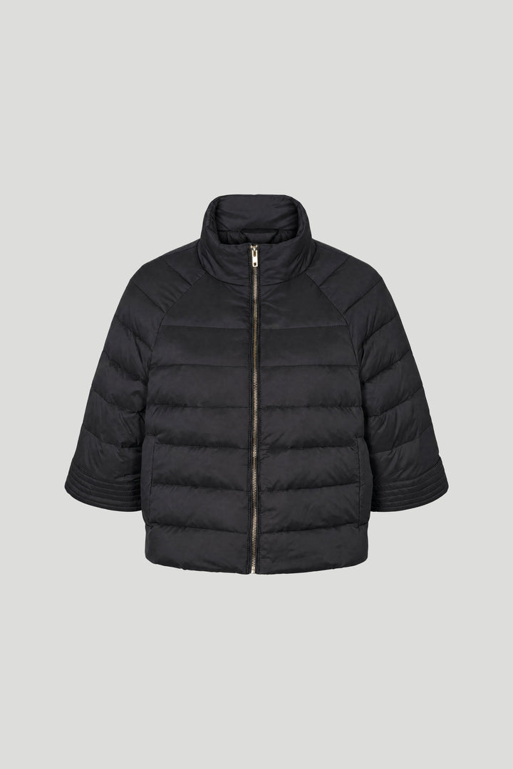 PBO PBOAlaska quiltet cape dunjakke OUTERWEAR Sort