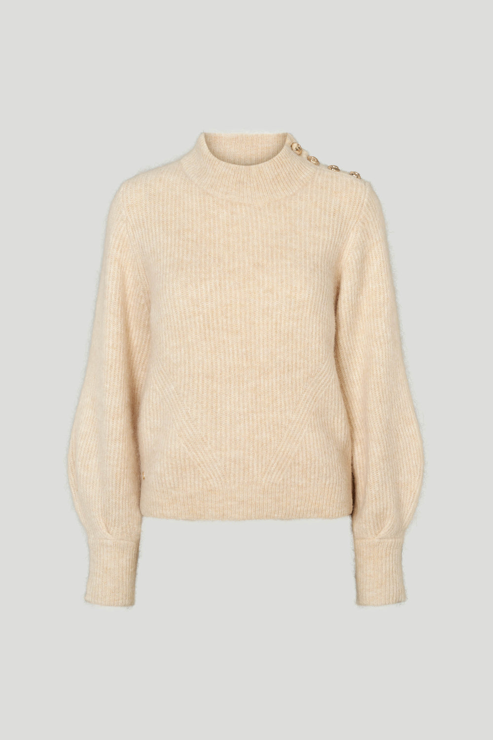 PBO PBOAlbia striktrøje KNITWEAR 104 Off White