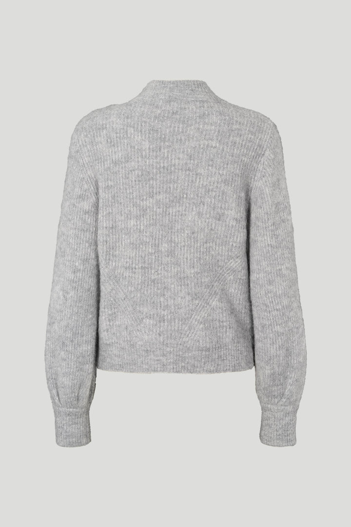 PBO PBOAlbia striktrøje KNITWEAR, HEAVY 16 Ligth grey