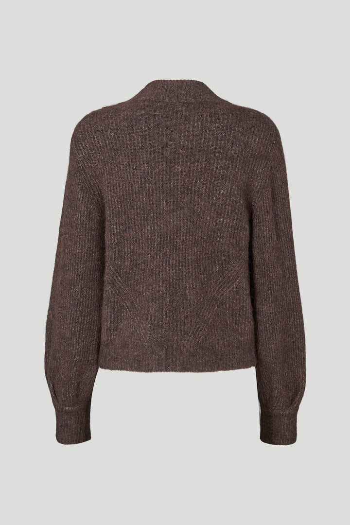 PBO PBOAlbia striktrøje KNITWEAR, HEAVY 45 Bitter chocolate