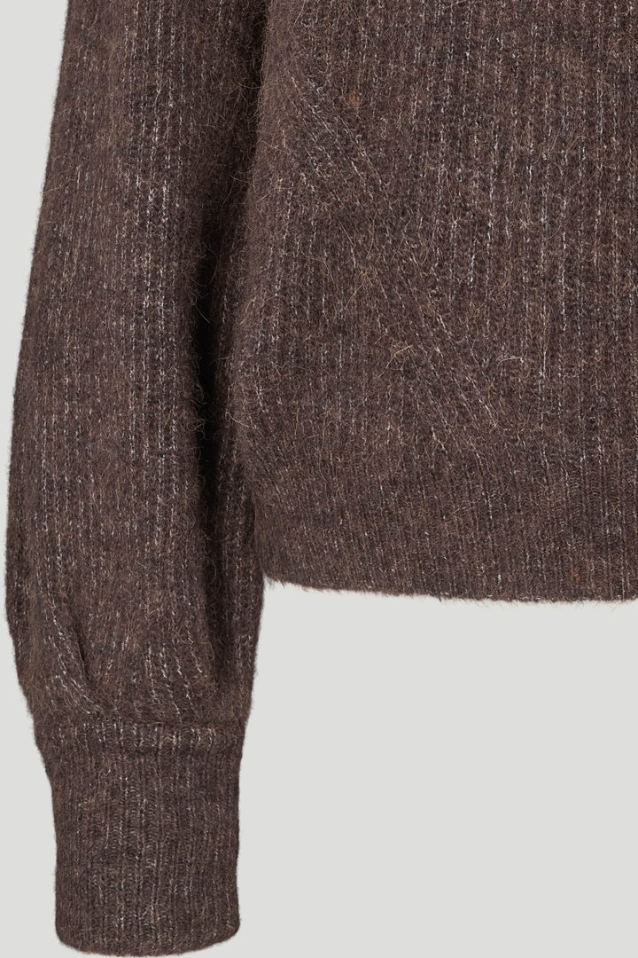 PBO PBOAlbia striktrøje KNITWEAR, HEAVY 45 Bitter chocolate