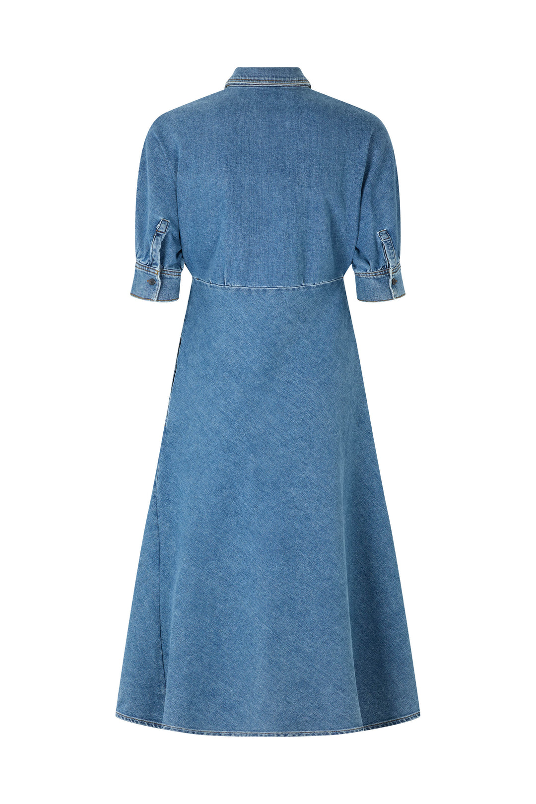 PBO PBOAlda kjole SHIRTS 200 Blue denim
