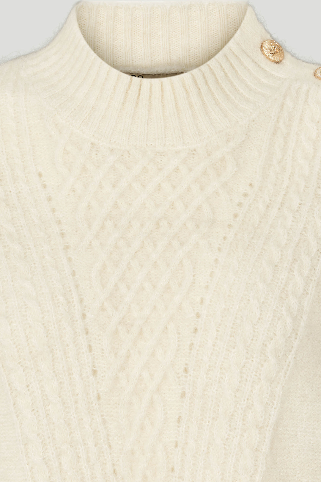 PBO PBOAlino strikvest KNITWEAR, HEAVY 03 Ecru