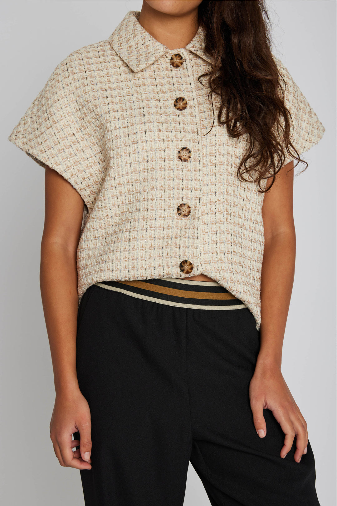 PBO PBOAmma bukser TROUSERS Sort