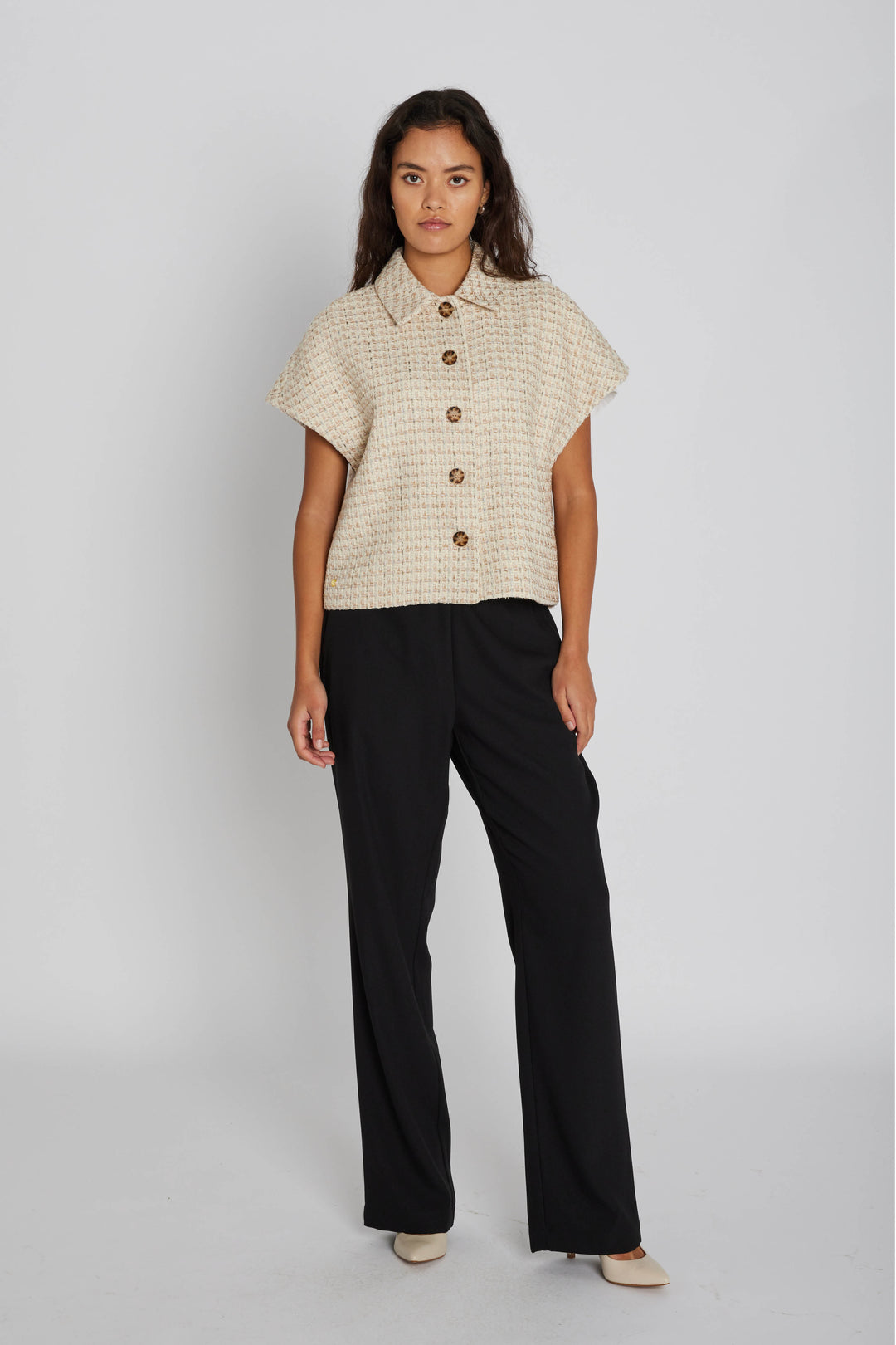 PBO PBOAmma bukser TROUSERS Sort
