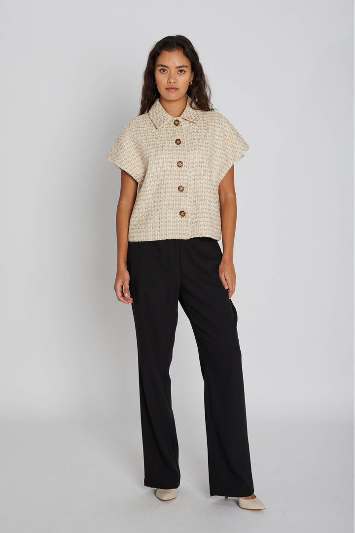 PBO PBOAmma bukser TROUSERS Sort