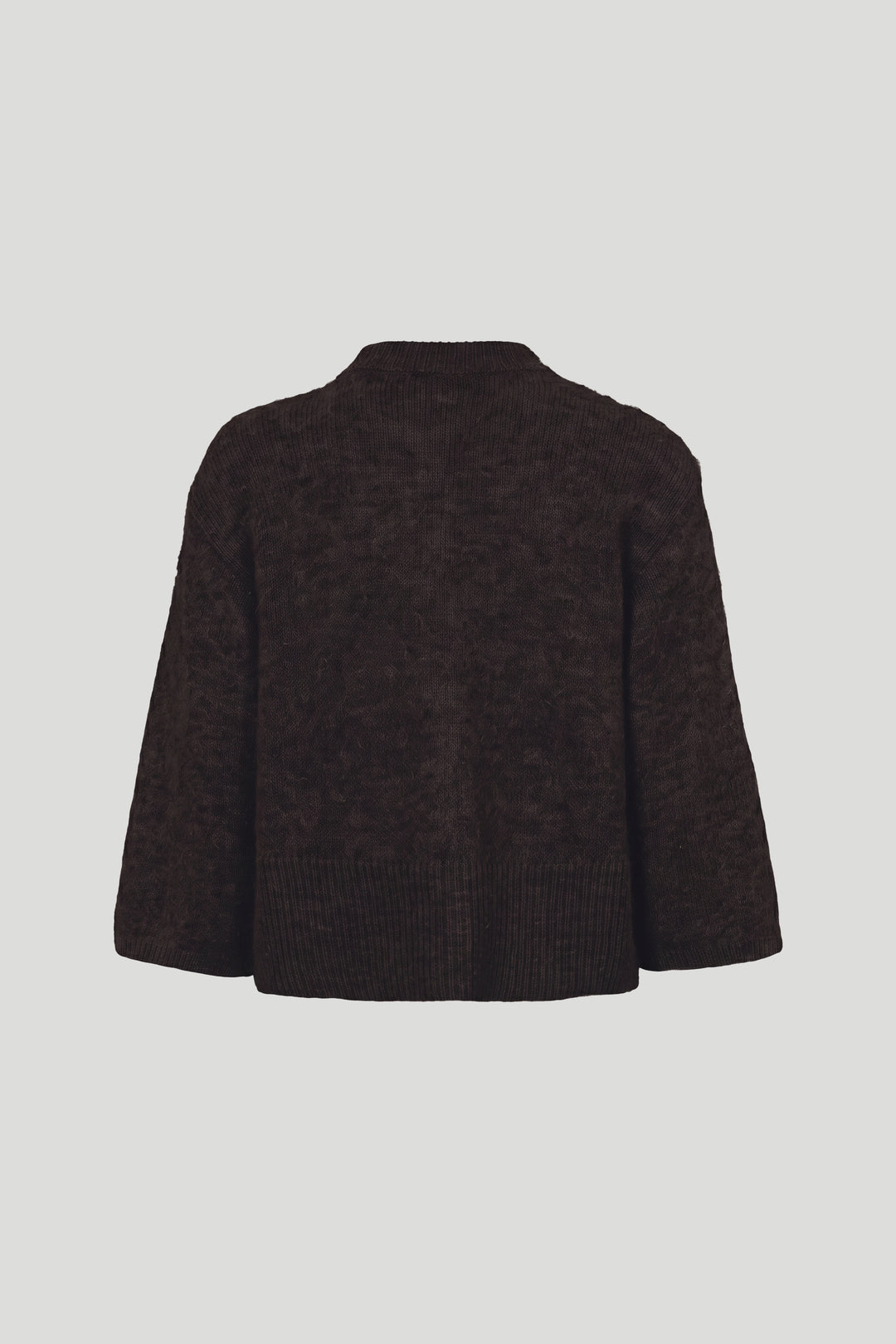 PBO PBOAndrea strikcardigan KNITWEAR 691 Chocolate