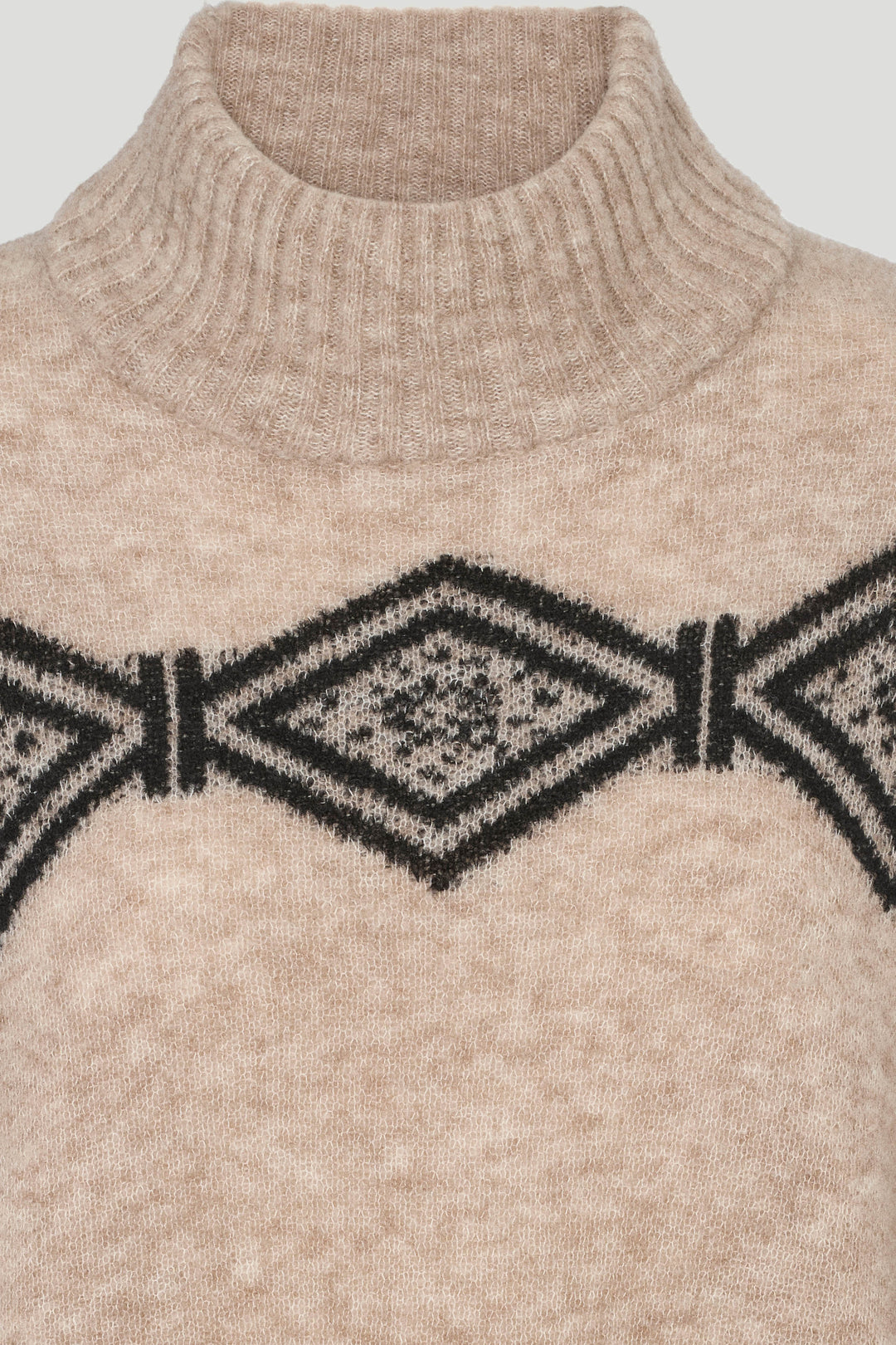 PBO PBOAnomi striktrøje KNITWEAR 839 Salt/Pepper