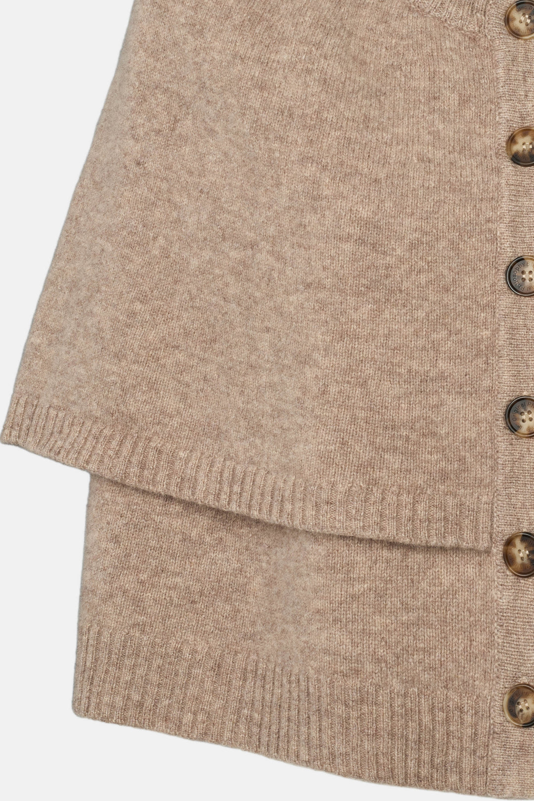 PBO PBOAntona strik cape KNITWEAR 154 Sandstone