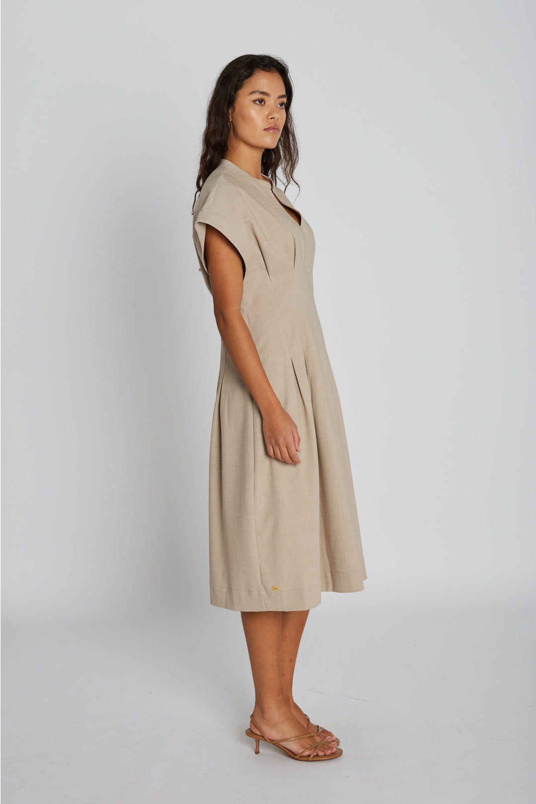 PBO PBOArkia kjole DRESSES 04 Light-sand