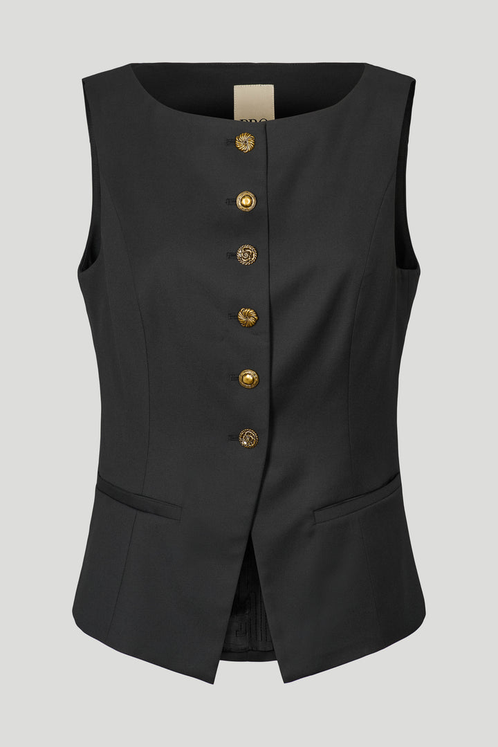 PBO PBOAvenue vest WAISTCOATS Sort