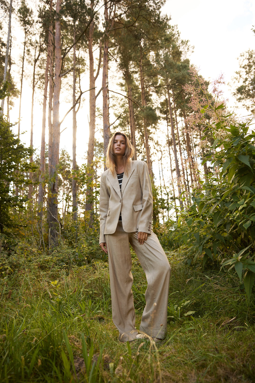 PBO PBOBani blazer BLAZERJACKETS 04 Light-sand