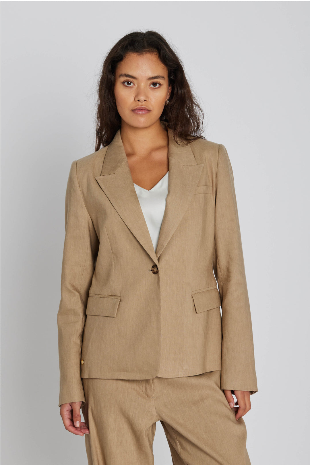 PBO PBOBani blazer BLAZERJACKETS 04 Light-sand