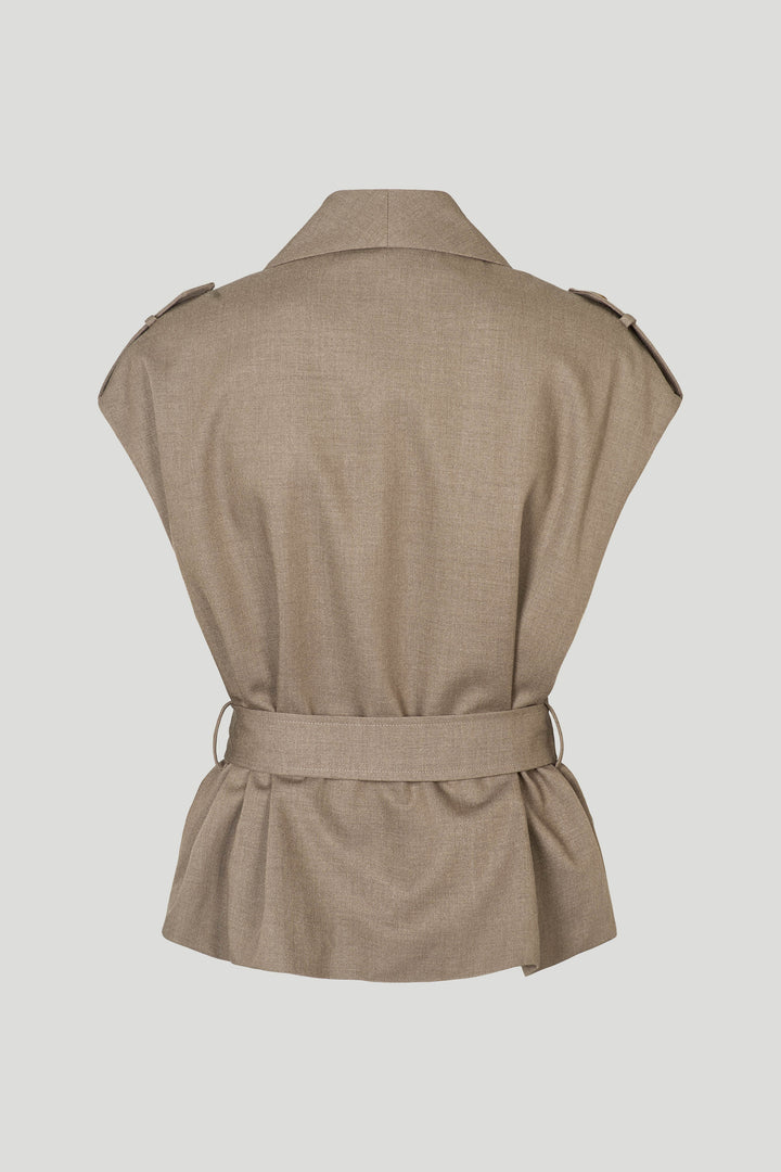 PBO PBOBanmala vest WAISTCOATS 154 Sandstone